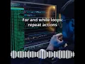 For and while loops repeat actions CyberSecurity DevSecOps Expert Develop PenTest and