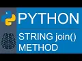 Python Data Type String join Method Using Iterable Parameter