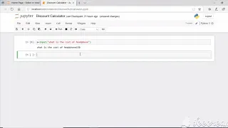 Discount calculator in python
