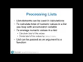 Chapter 7 Copying and Processing Lists