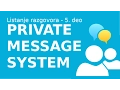 PHP PDO Private message system - 5 deo