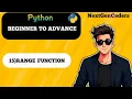 Lecture 15 Python range Function Start Stop Step Python Beginner to Advance