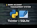 Bank Management System Project in Python with Tkinter and SQLite By TechTaught