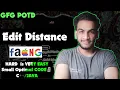 Edit Distance gfg potd 10-03-25 GFG Problem of the day