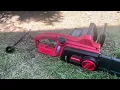Real Dad Review Craftsman Electric Chainsaw but also save the environment