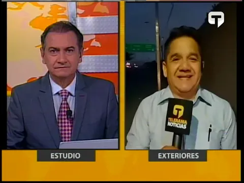 Puente de la Unidad Nacional sin luminarias y en total obscuridad