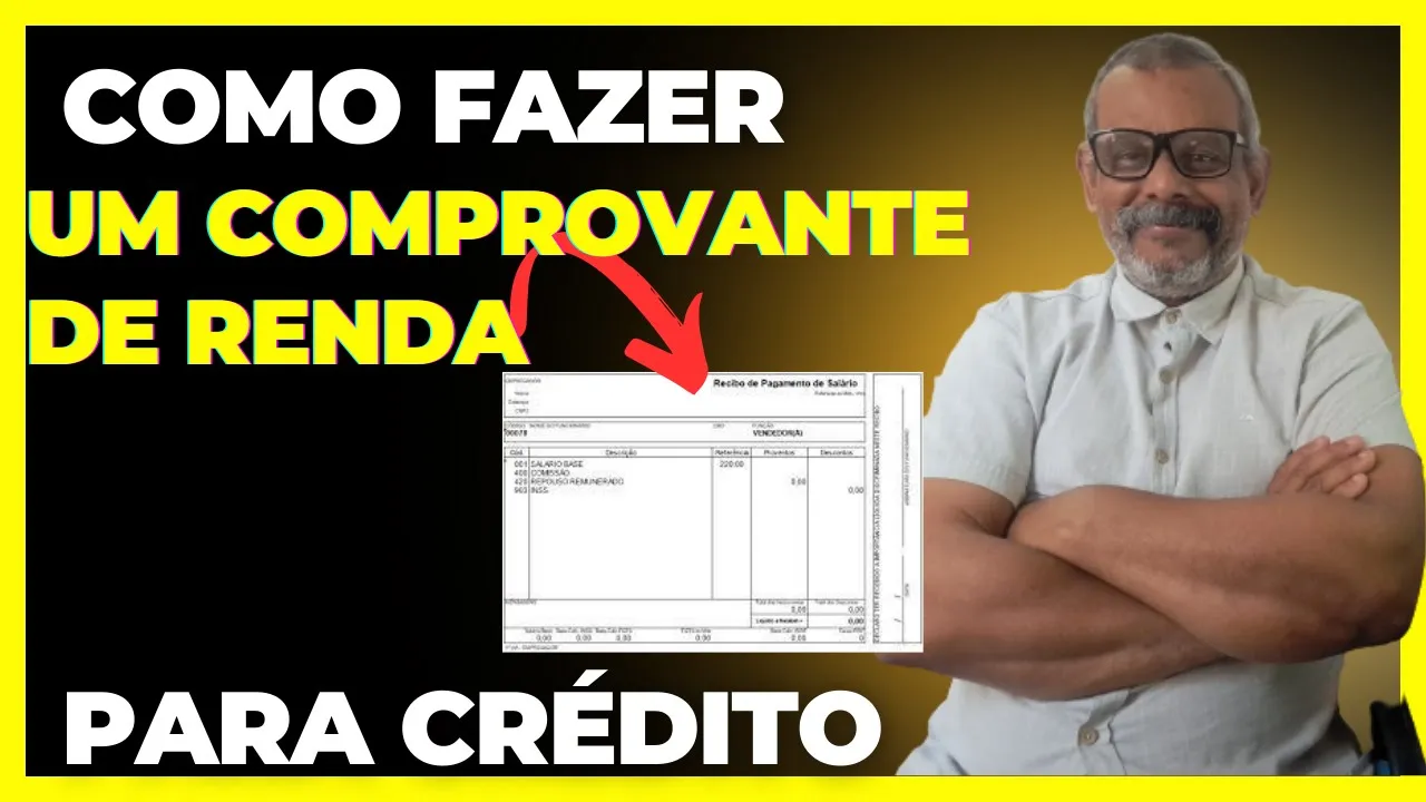 COMO FAZER UM COMPROVANTE DE RENDA PARA TER CARTÃO DE CRÉDITO EM QUALQUER BANCO por rei dos cartões