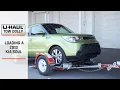 Loading a 2013 Kia Soul On a U-Haul Tow Dolly