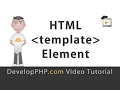 HTML5 template Element Tutorial JavaScript Programming