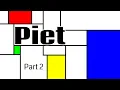 Programming in Piet Part