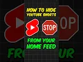 Download Lagu YouTube Tips: TURN OFF YouTube Shorts!