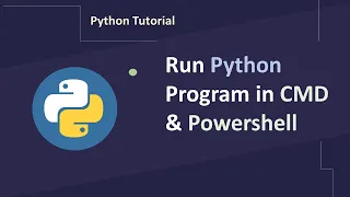 Python Tutorial for Beginners in Hindi How to Run Python Program in Command Prompt and Powershell