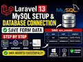 Laravel 13 Install MySQL Database Connection Save Form Data Step by Step Tutorial