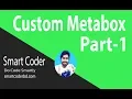 WordPress Metabox Tutorial for beginners from scratch Part