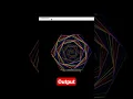 amazing rainbow colour design using python