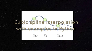 Cubic spline interpolation with examples in Python - 40 promotion