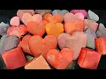 Lagu Heart Shape Dyed Chalk ASMR Crush | Oddly Satisfying ASMR Chalk Video 