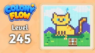 Colony Flow level 245 walkthrough solution gameplay