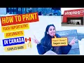 HOW to print your Resume in Canada International student should know