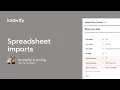 Knowify training Spreadsheet imports