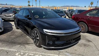 Lucid Air at Copart in Van Nuys California Hidden Gems you Won t Believe