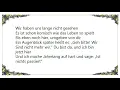 Cro - Lange Her Lyrics
