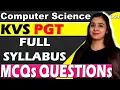 KVS PGT - Computer Science MCQs With Explanation KVS MCQs Series Full Syllabus Python L43