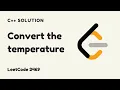 2469 Convert the Temperature