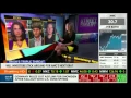 Trish Regan in Leather Black Boots