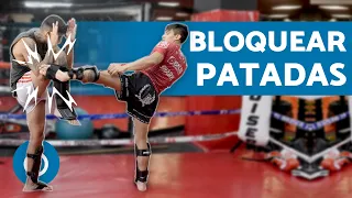 Cómo BLOQUEAR PATADAS en MUAY THAI 🛡️ Defensa Básica para Principiantes