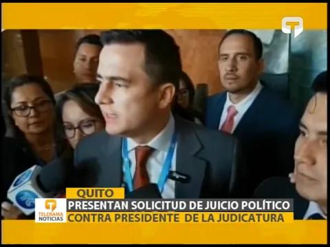 Presentan solicitud de juicio político contra presidente de la Judicatura