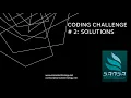 AI and ML Coding Challenge 2 Solutions Recording