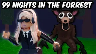 ESCAPING 99 NIGHTS IN THE FORREST ON ROBLOX
