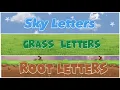 Sky letters Grass letters Root letters Small Alphabets