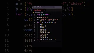 Draw TikTok Logo Using Python Turtle