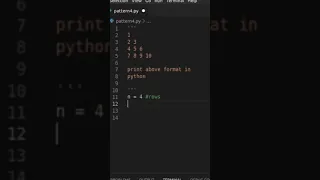 Print Triangle Pattern Using Python Pattern Traingle Pattern - 5 Tech Blooded
