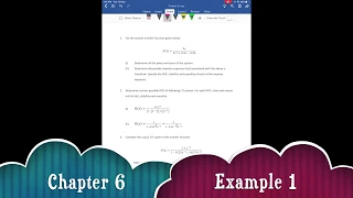 DSP Chapter 6 Example 1