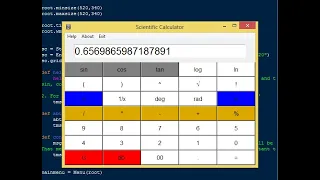 Simple Scientific Calculator using Python