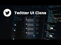 Twitter UI Clone HTML and CSS