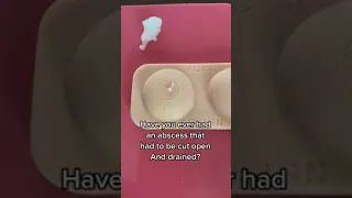 After drainage of an abscess
