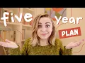 My Five Year Plan How to Create One More Hannah