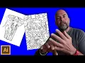 How to Create an Amazon KDP Coloring Book Interior FAST from Photographs and Images in Illustrator