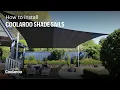 How to install Coolaroo Shade Sails