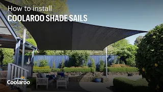 How to install Coolaroo Shade Sails