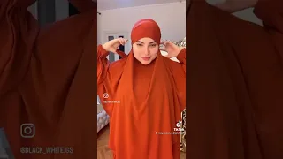 طريقة لف الخمار الفرنسى للفتيات المبدئات جميل جدا يابنات جروبوا 