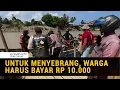 Warga Kutablang Bireuen Harus Bayar Rp10.000 Naik Perahu Seberangi Sungai