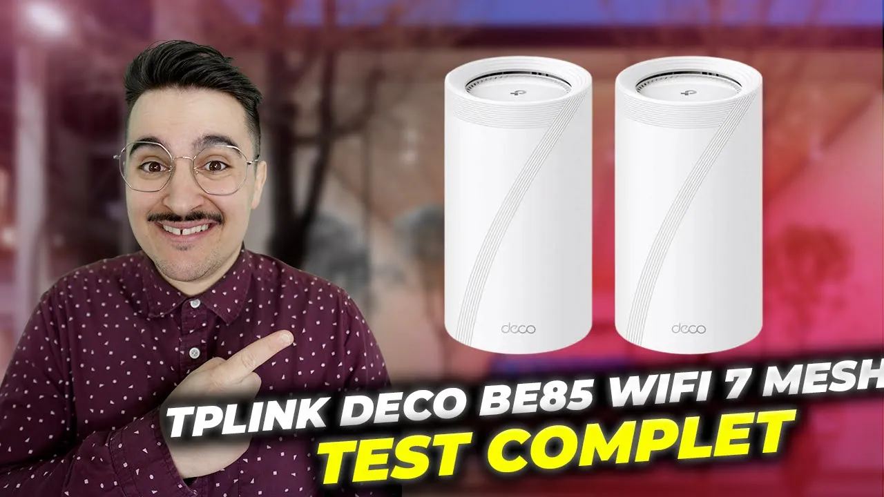 Test du mesh Wi-Fi 7 TP-Link Deco BE85 par la chaîne Pannacotech