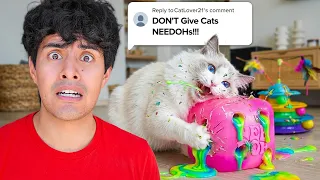 i tested weird viral tiktok cat trends on my cat