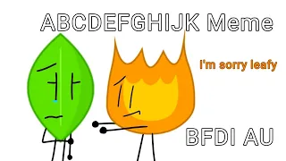 ABCDEFGHIJK Meme BFDI AU
