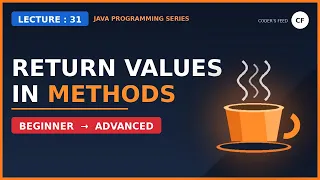 Return values in methods If-else with methods L-31 Java tutorial for beginners in hindi